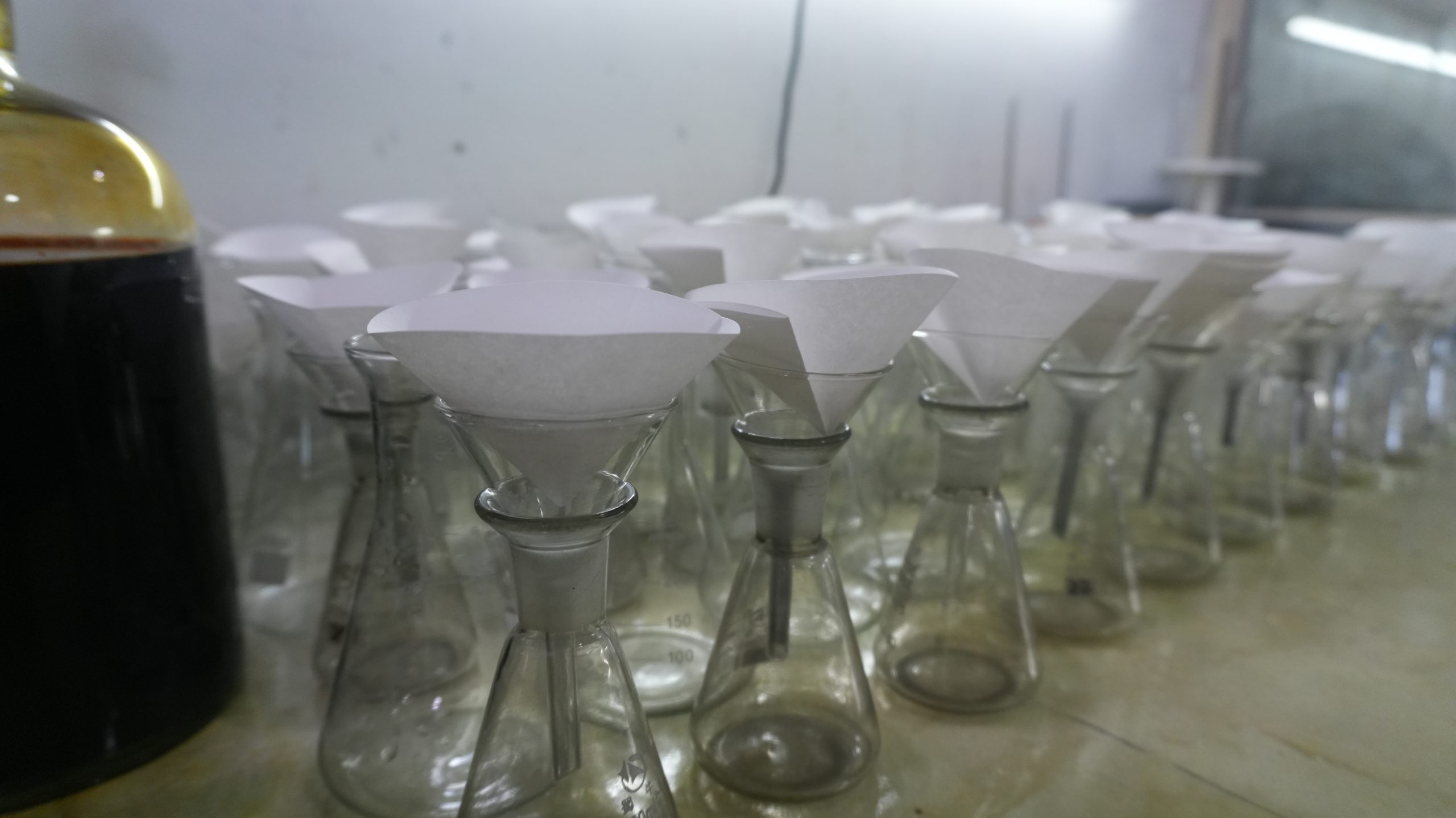 iodine value of activated carbon adsorption capacity testing in laboratory