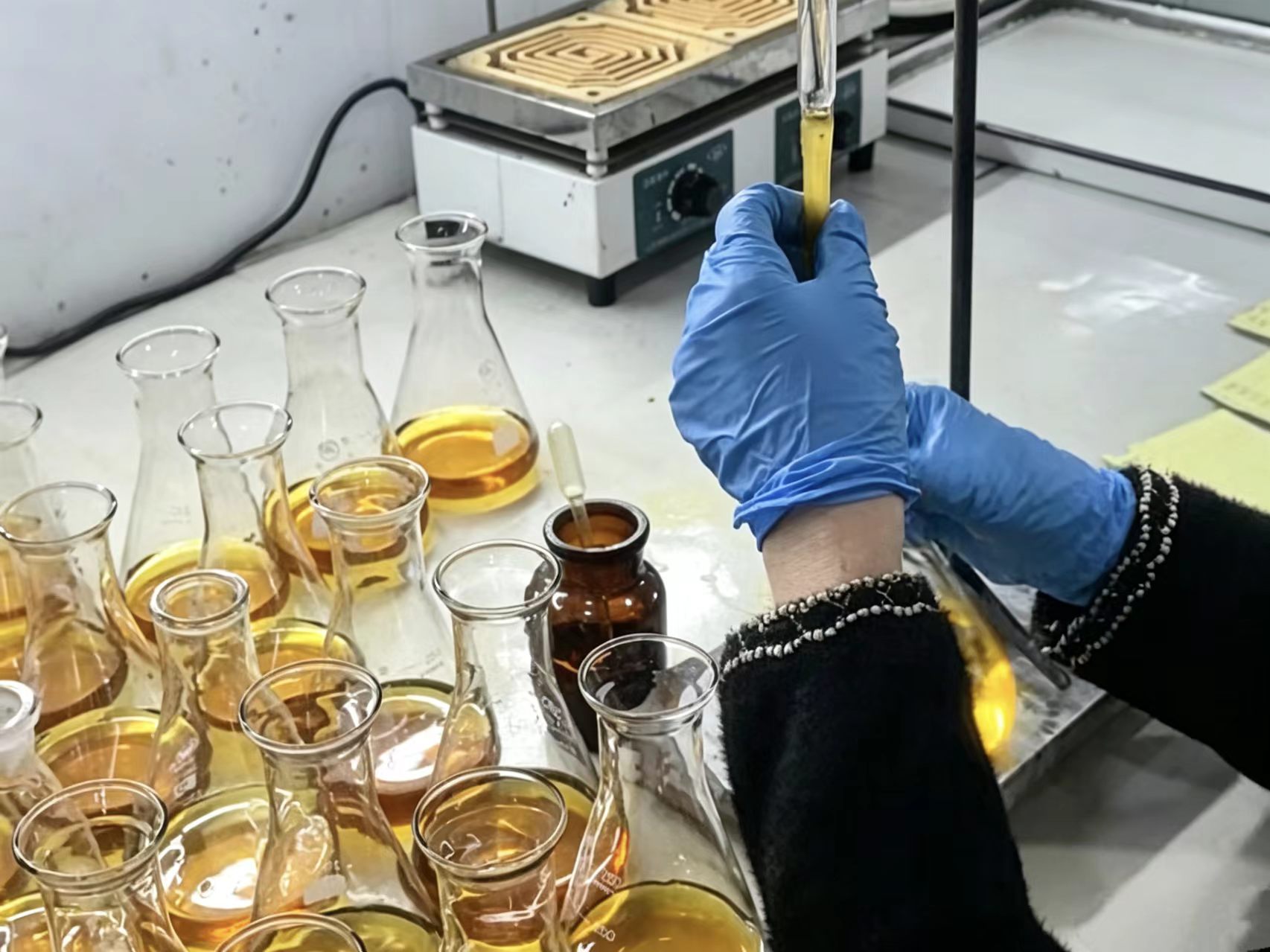 activated carbon manufacturer production line and quality inspection laboratory